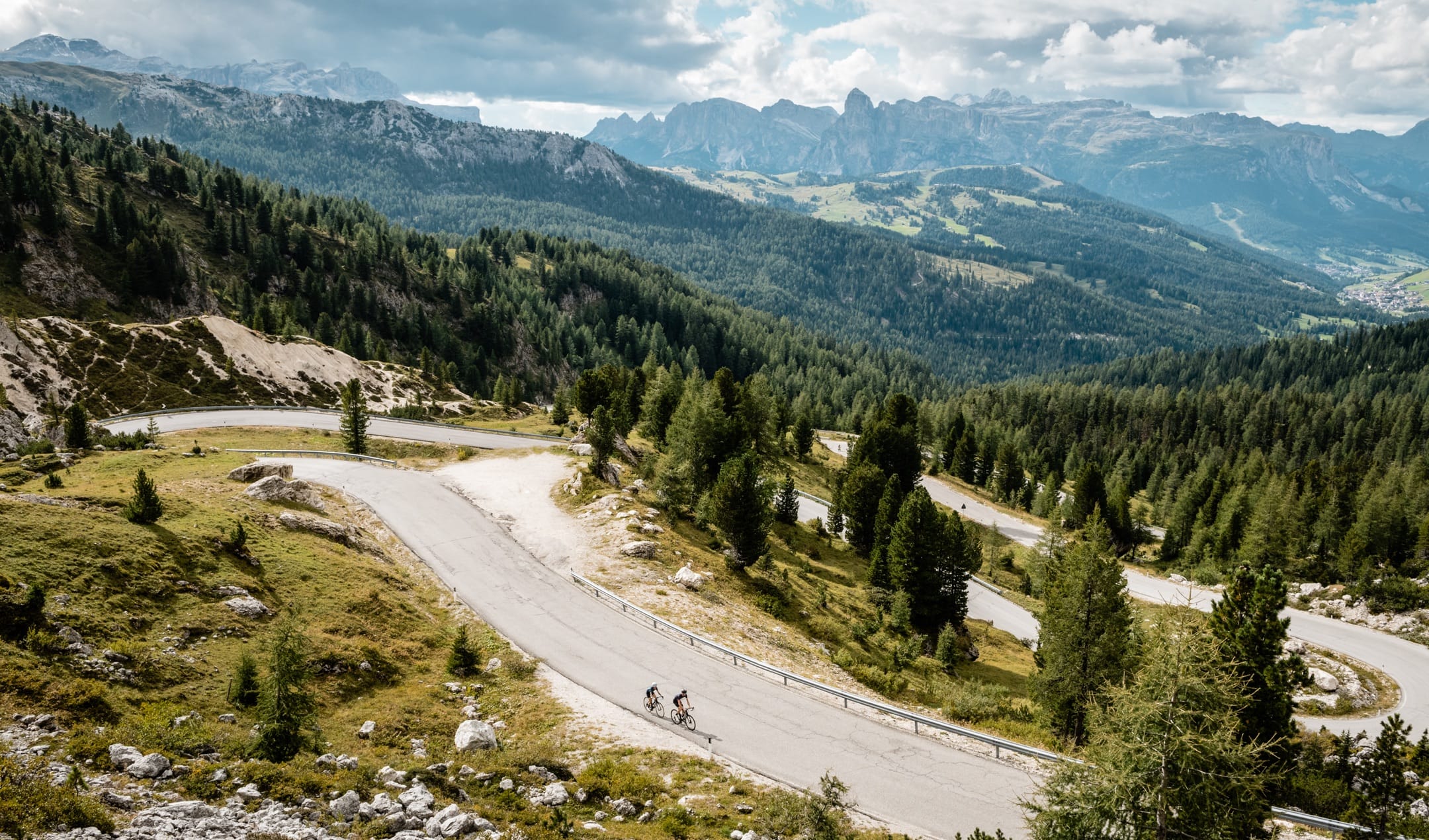 Falzarego pass by bike